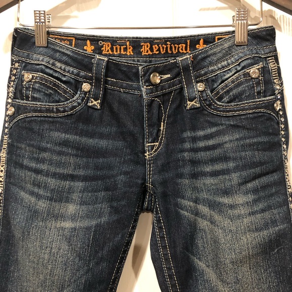 Rock Revival Women’s Skinny Jeans Size 26 - Picture 2 of 14